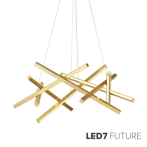 Loft Industry Modern - Cross Chandelier